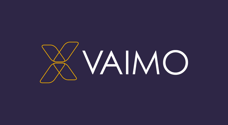 Vaimo Outline Logo White