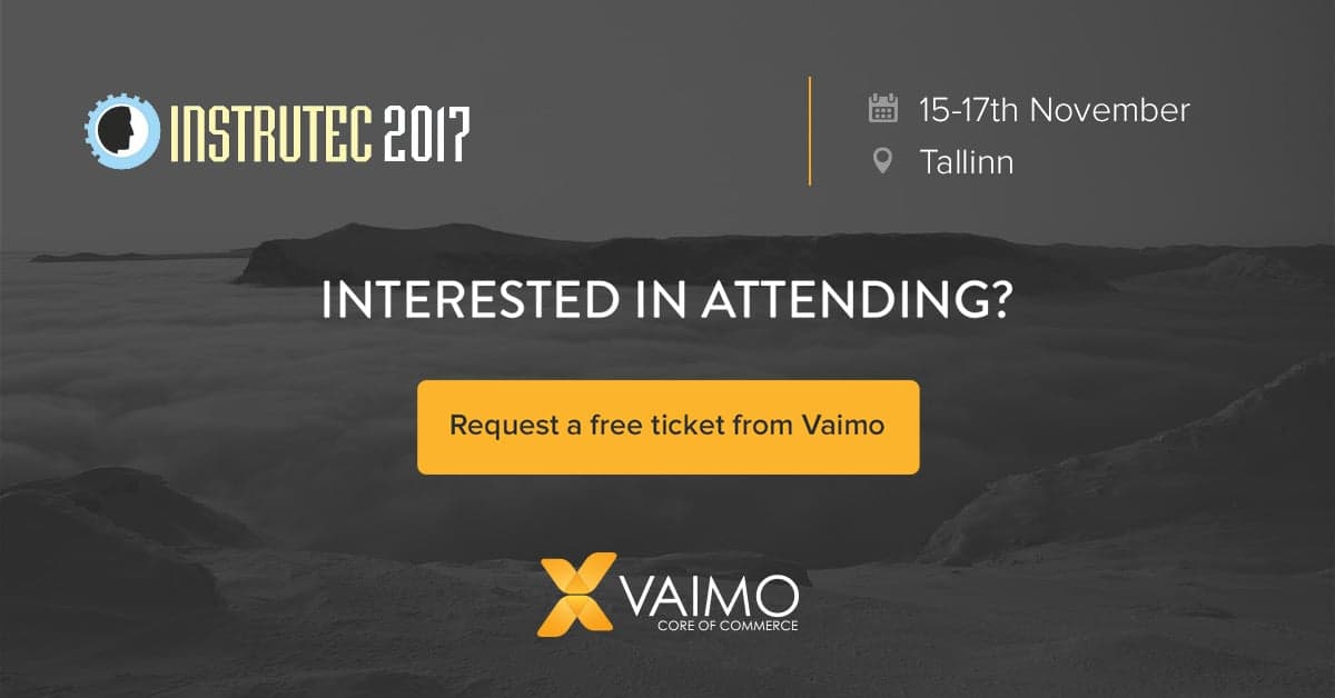 Join Vaimo at Instrutec 2017, Tallinn - Featured Image