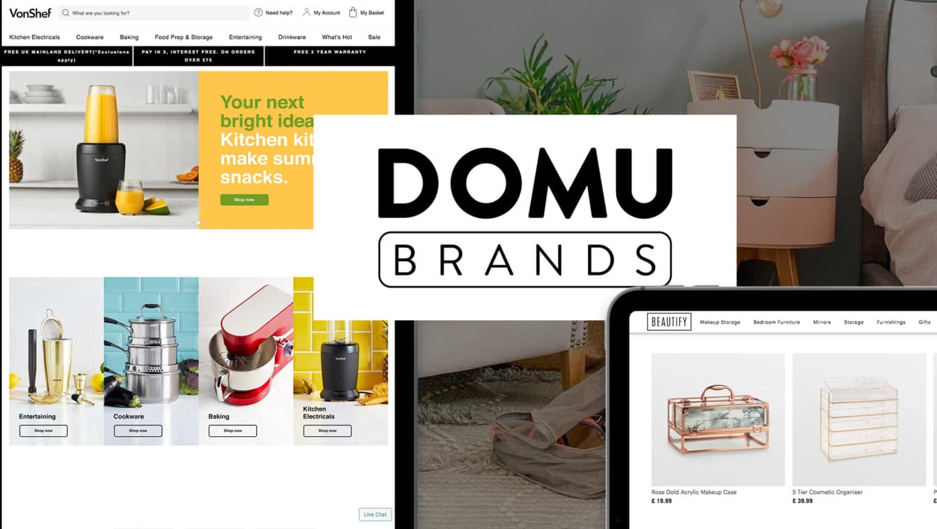 DOMU Brands Site Mockups