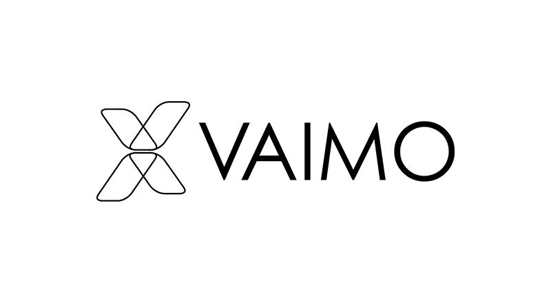 Vaimo Mono Black Outline Logo