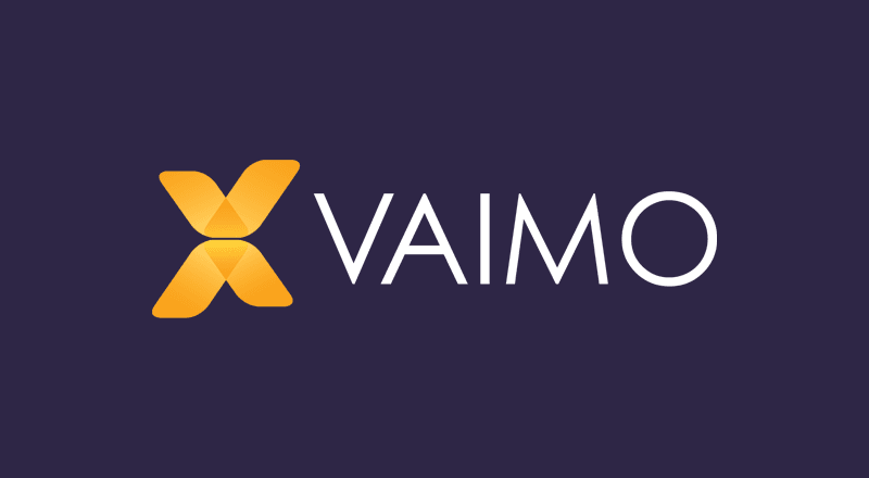 Vaimo Logo on Purple