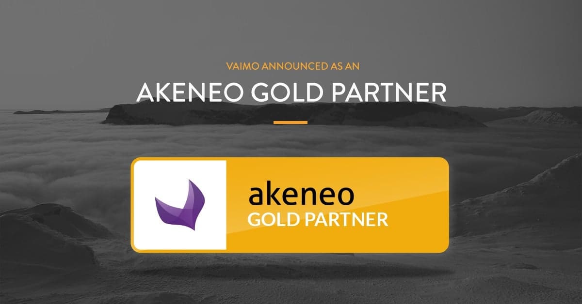 Vaimo Akeneo Gold Partner - Featured Image