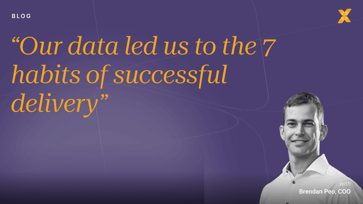 Metrics without good delivery habits are just numbers horizontal header image
