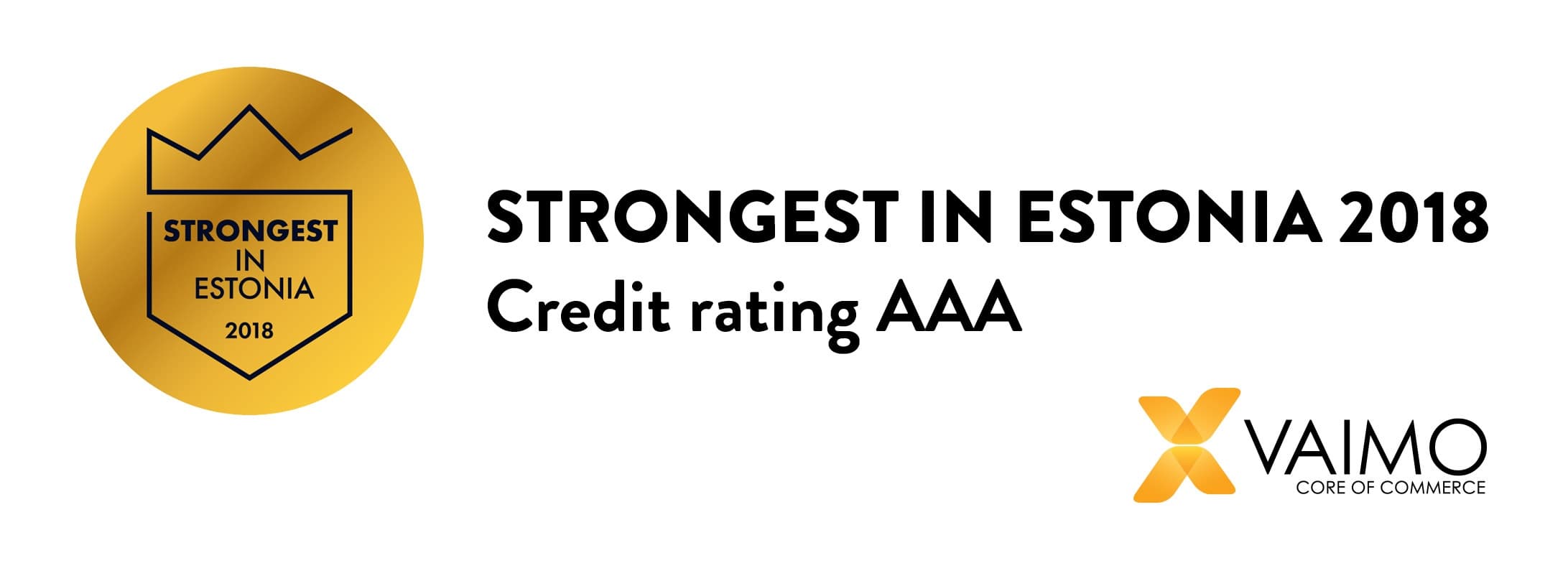 Vaimo Awarded Excellent Credit Rating - Featured Image