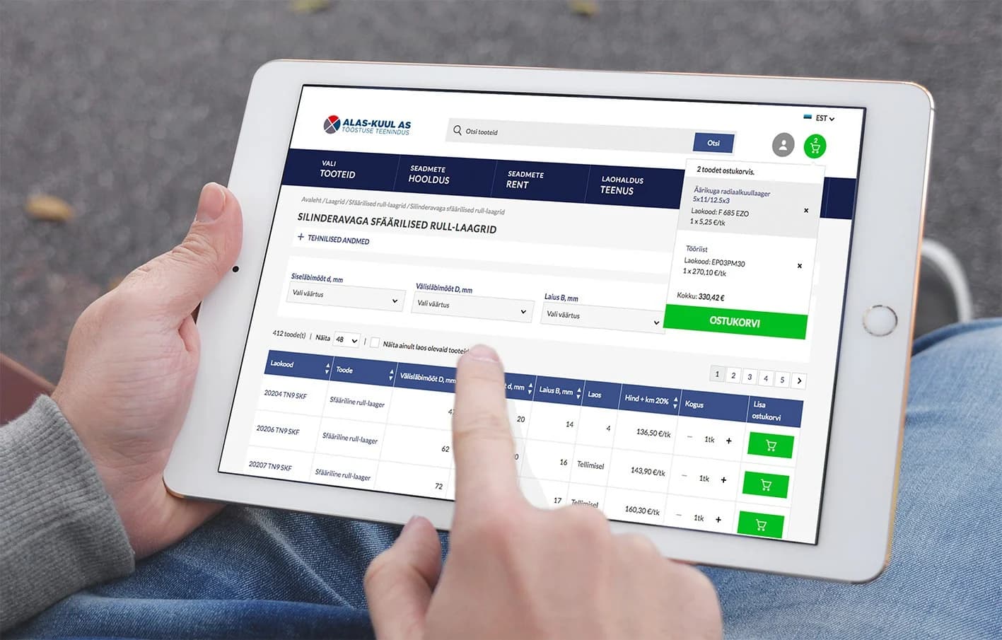 alas-kuul site on the tablet