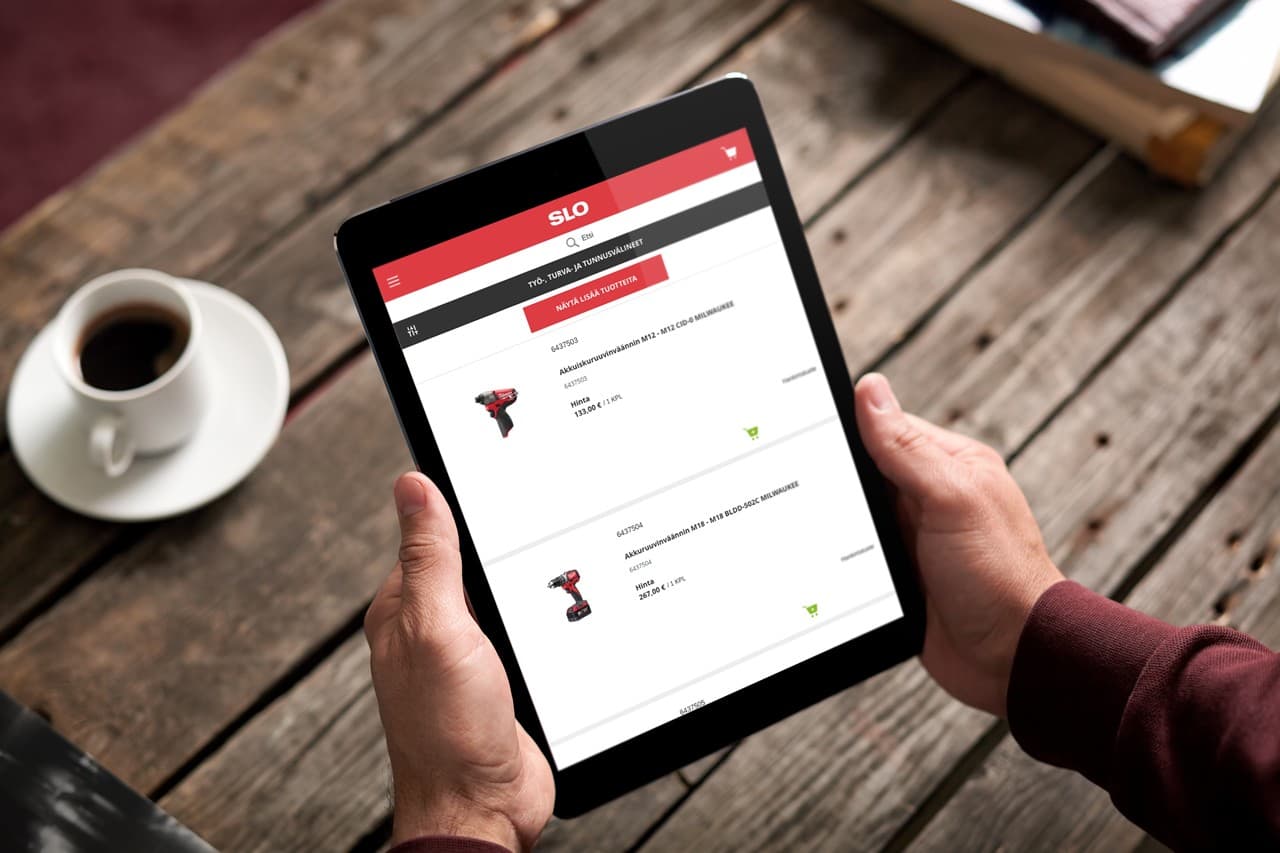 SLO Website on the Ipad