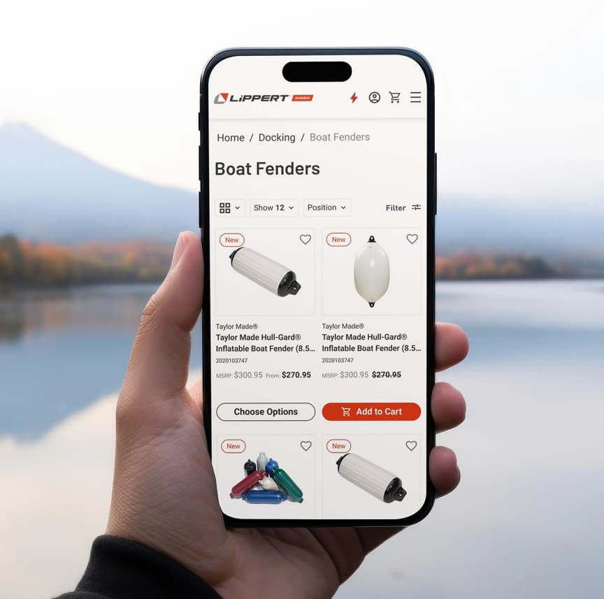 Lippert b2b hand phone image