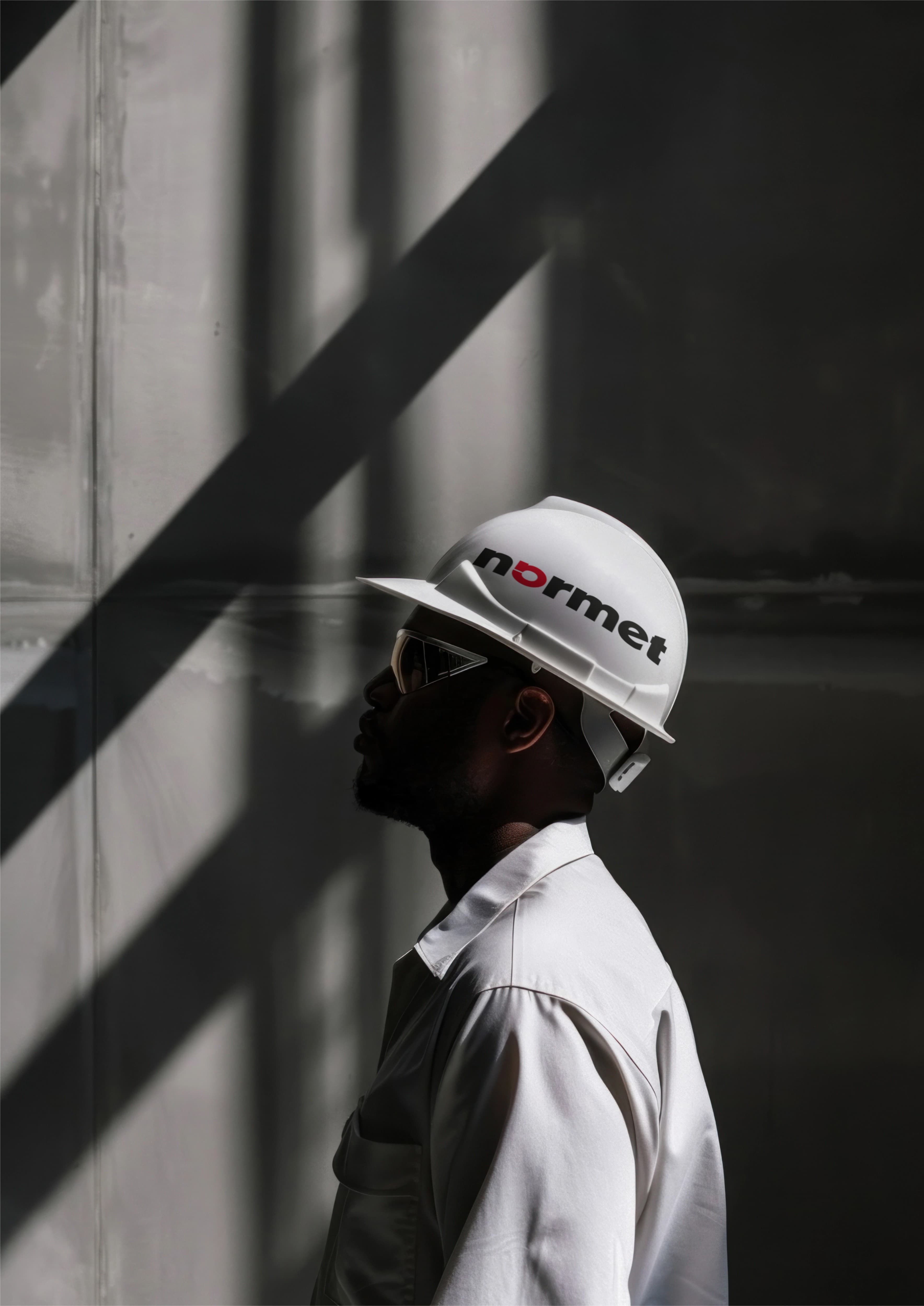 Normet image left man in hard hat
