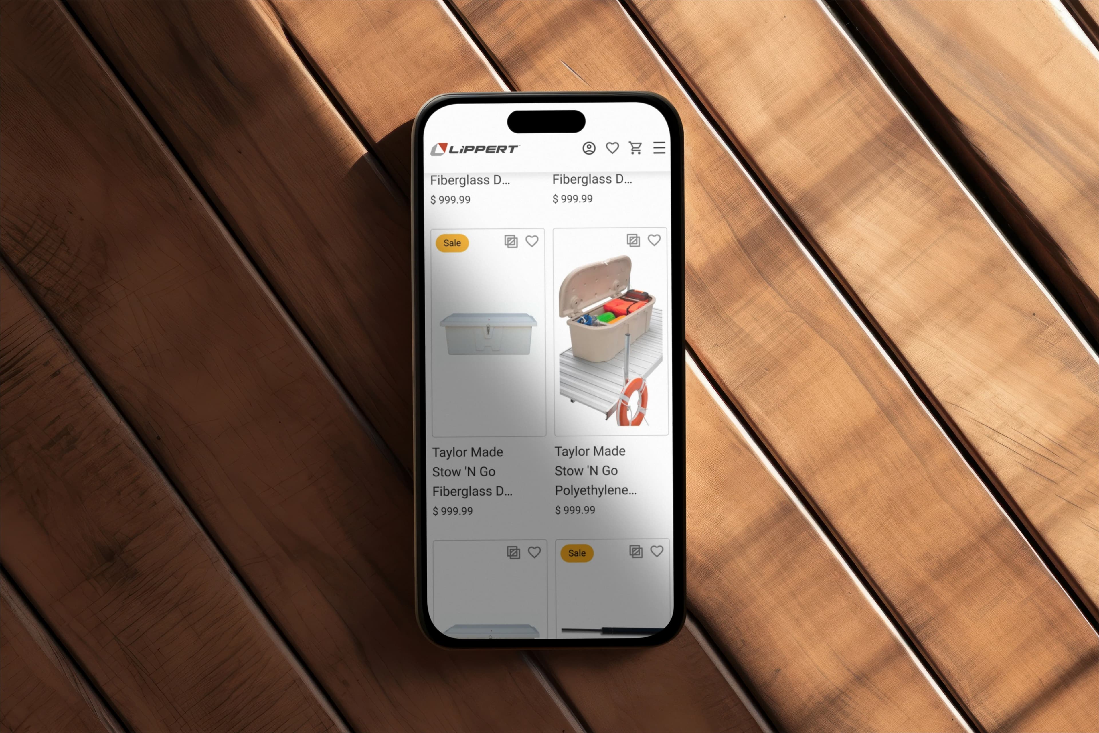 Lippert B2C reveal image left phone