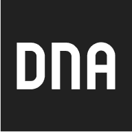 DNA logo b&w