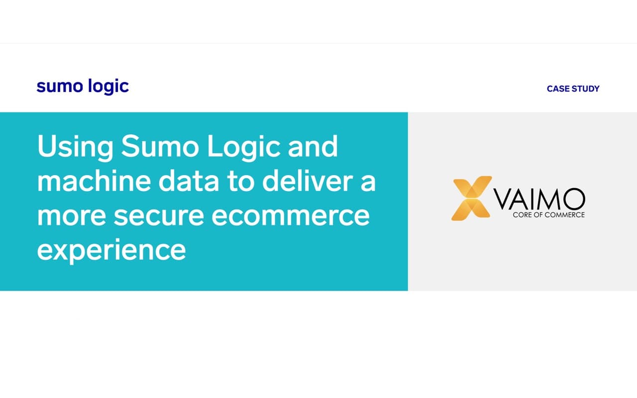 Vaimo Featured in Sumo Logic Case Study - Featured Image