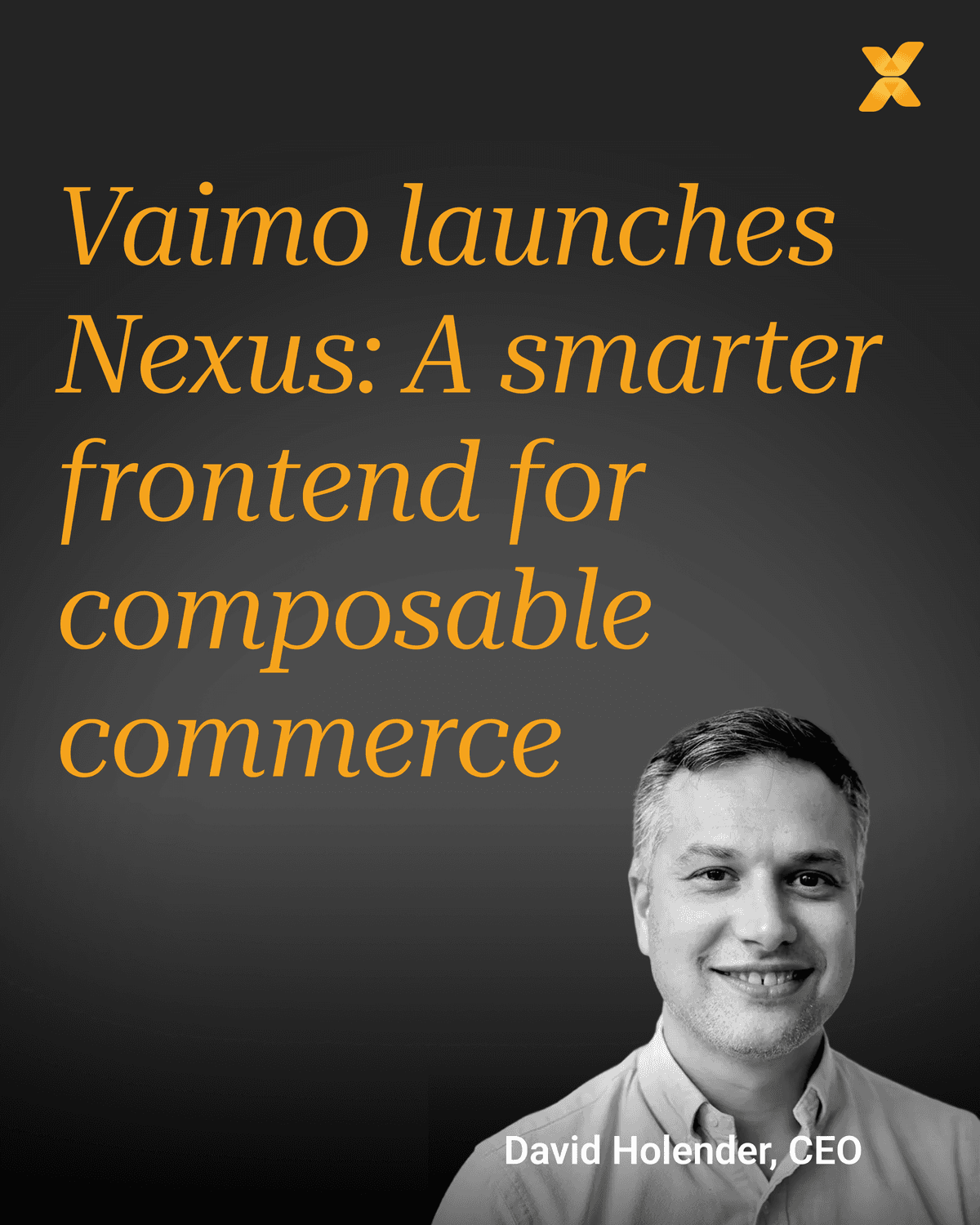 Vaimo Nexus horizontal header