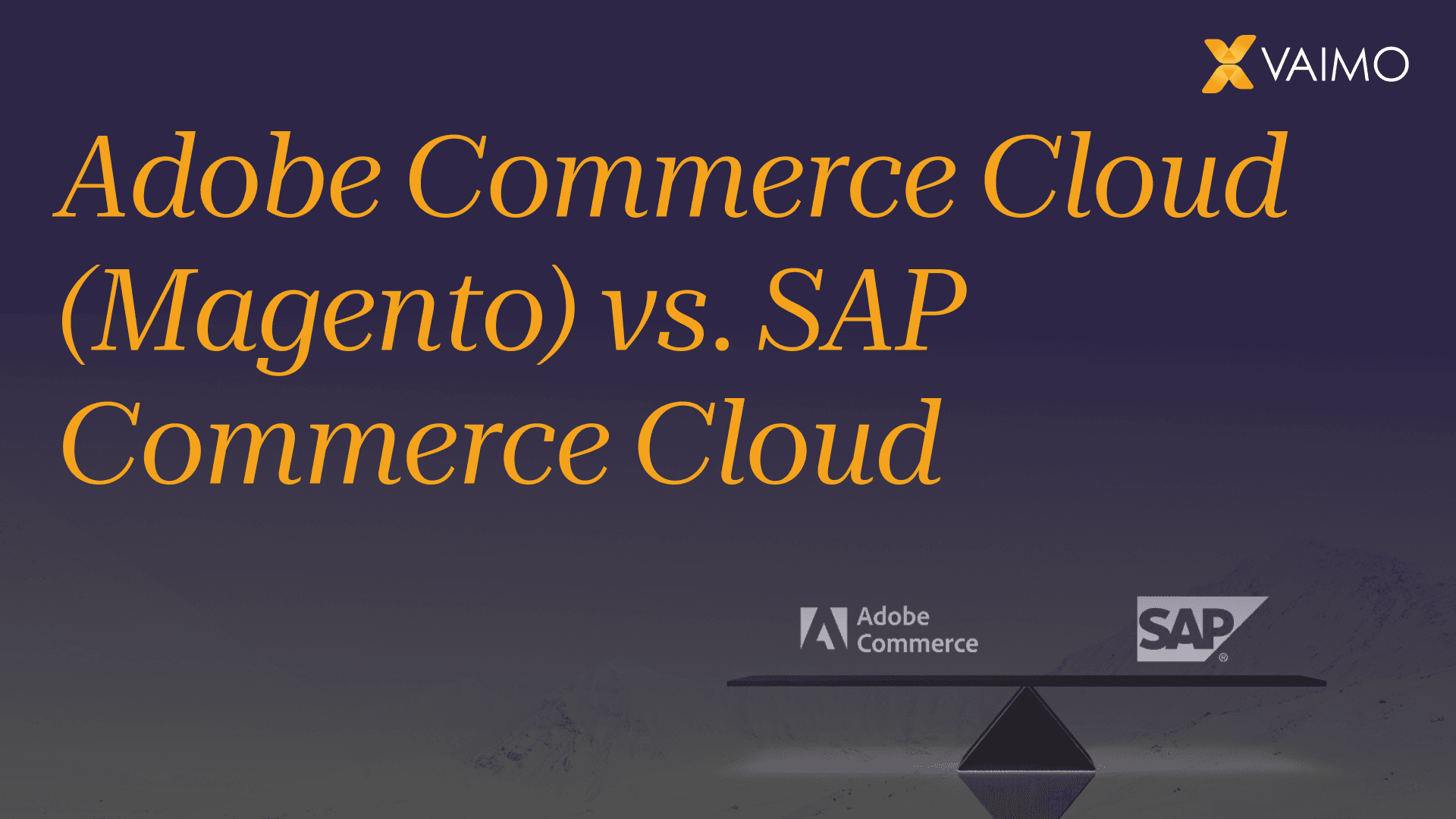 Platform Comparisons - Adobe Commerce Cloud (Magento) vs. SAP Commerce Cloud 1920 x 1080 Website