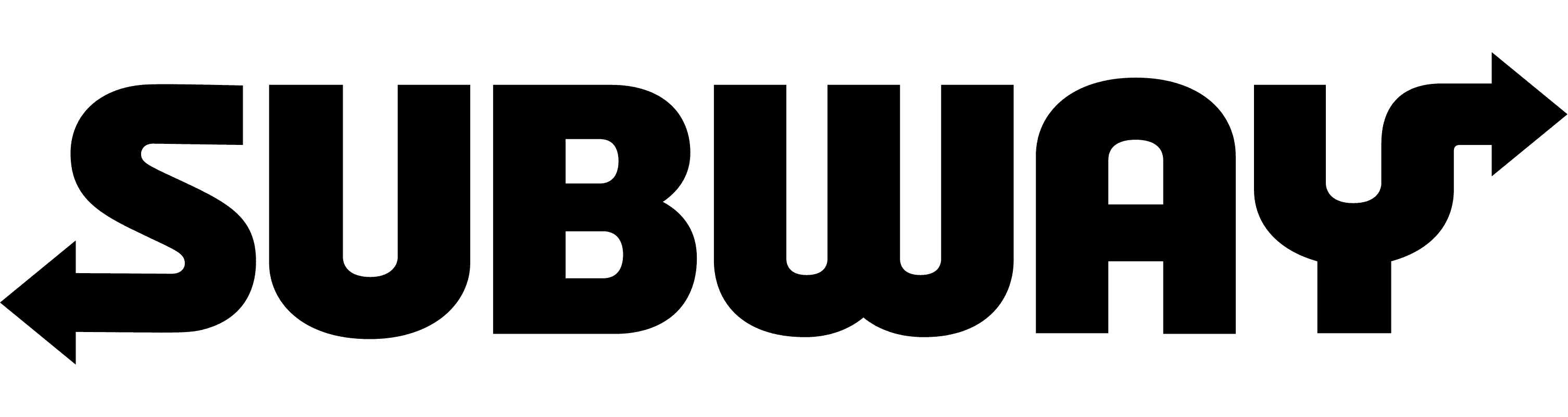 Subway Logo B&W