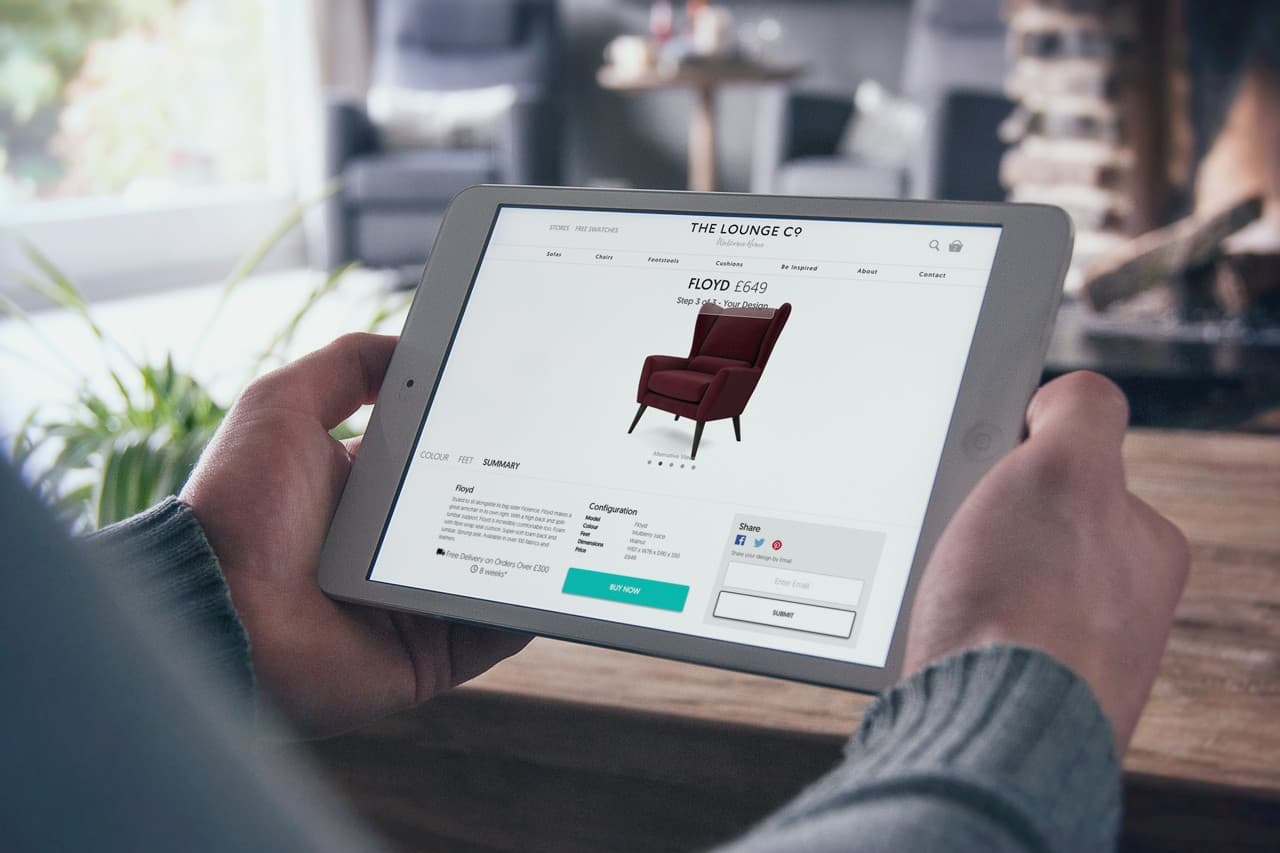 thelounge co ipad landscape mockup