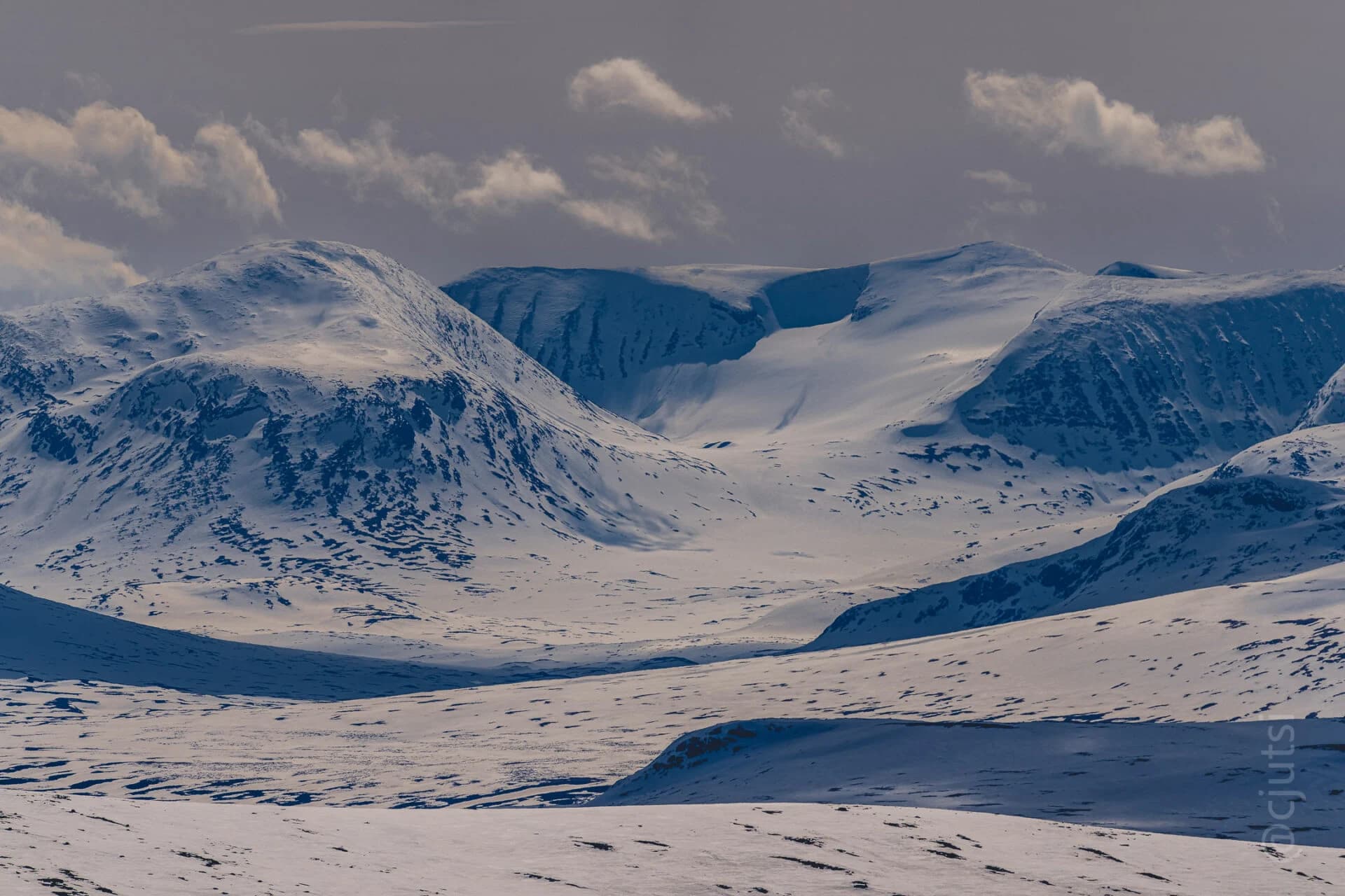 Mountains Covered in snow