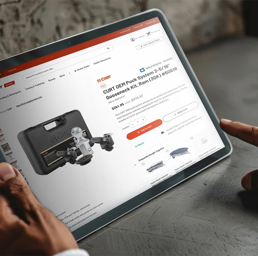 Lippert b2b desktop image left