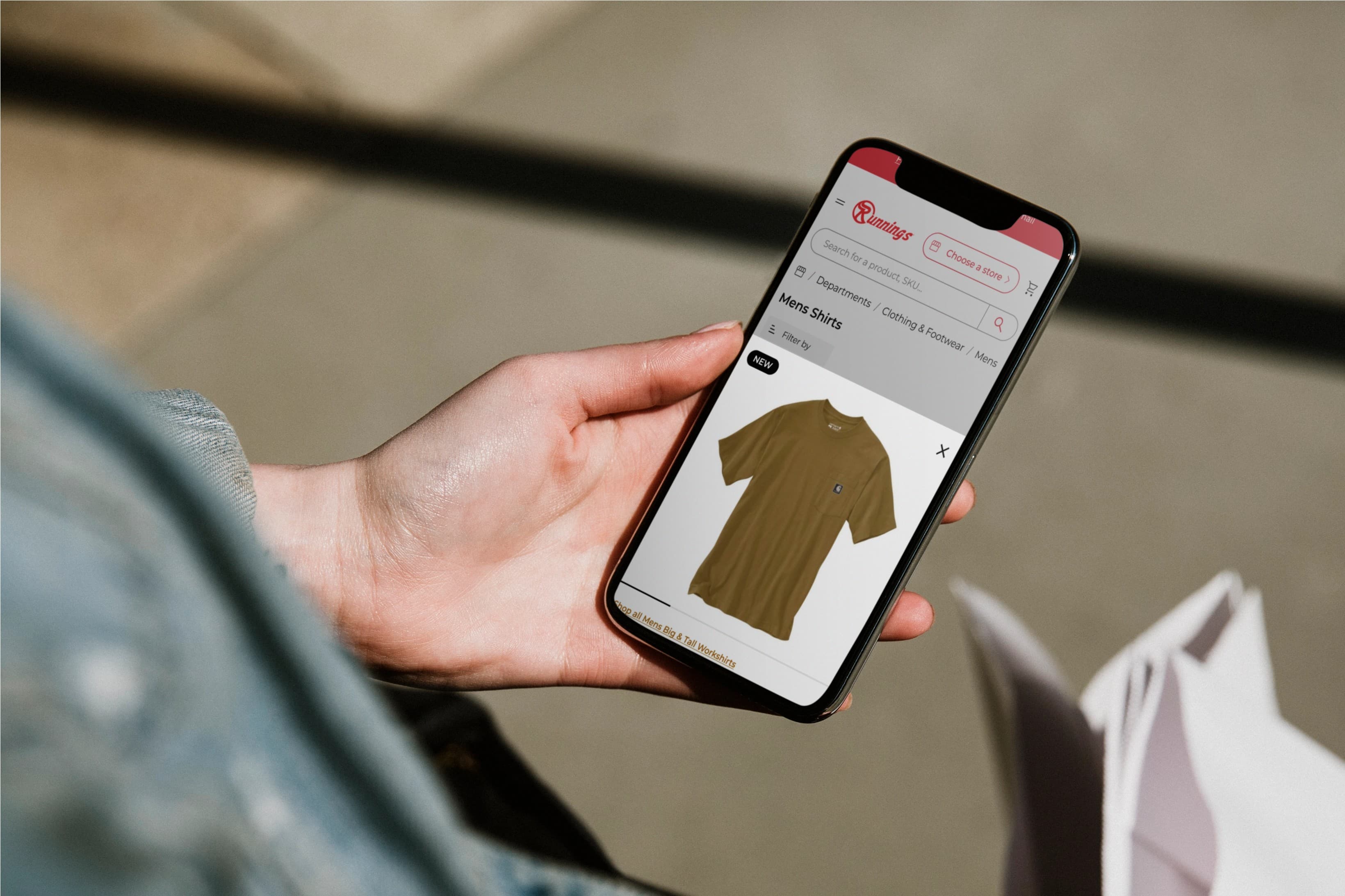 Runnings reveal image left