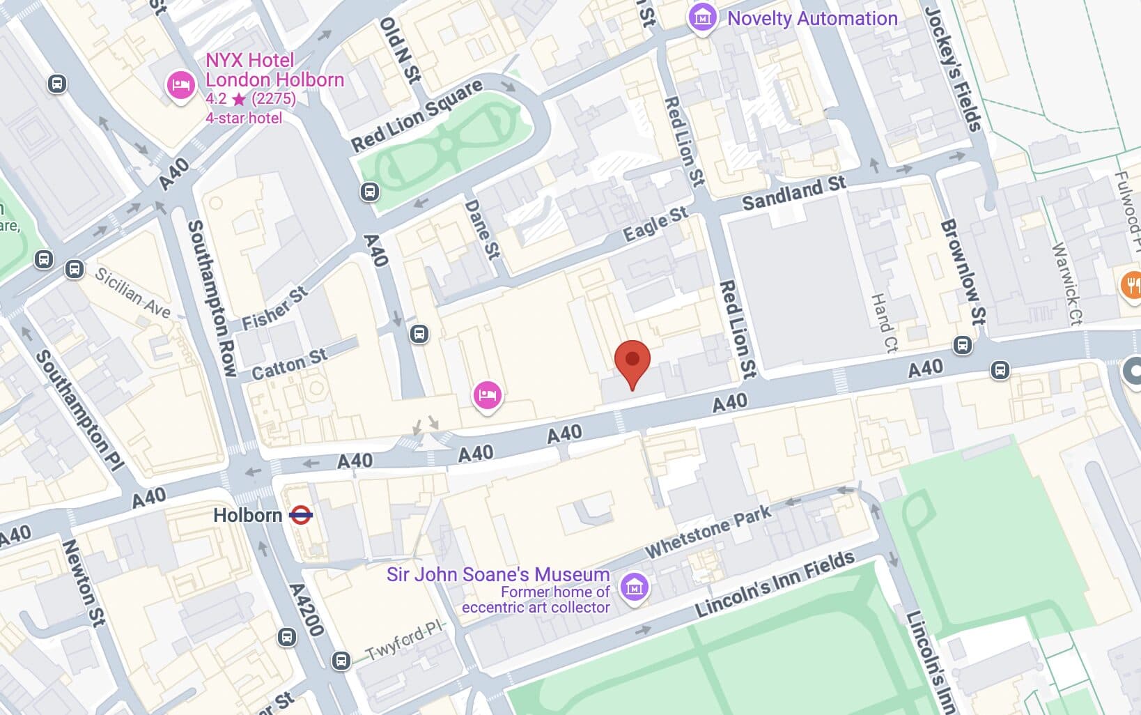 London Location Address Image