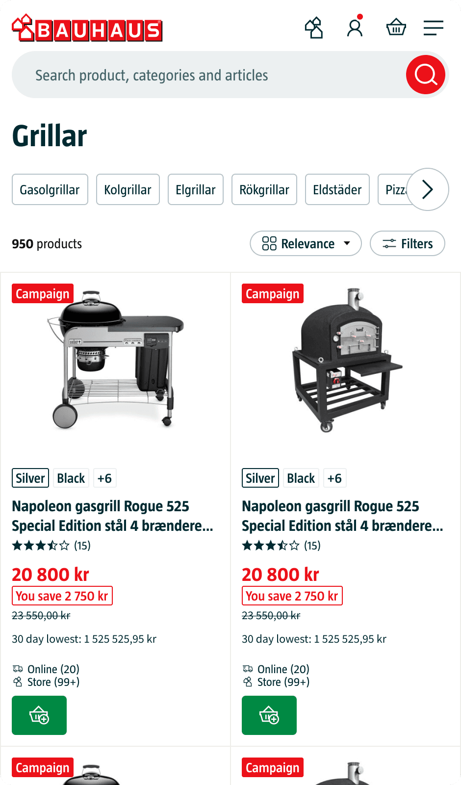 BAUHAUS Sweden showcase 2