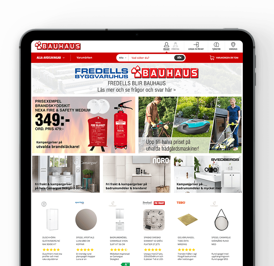BAUHAUS & Vaimo eCommerce Magento