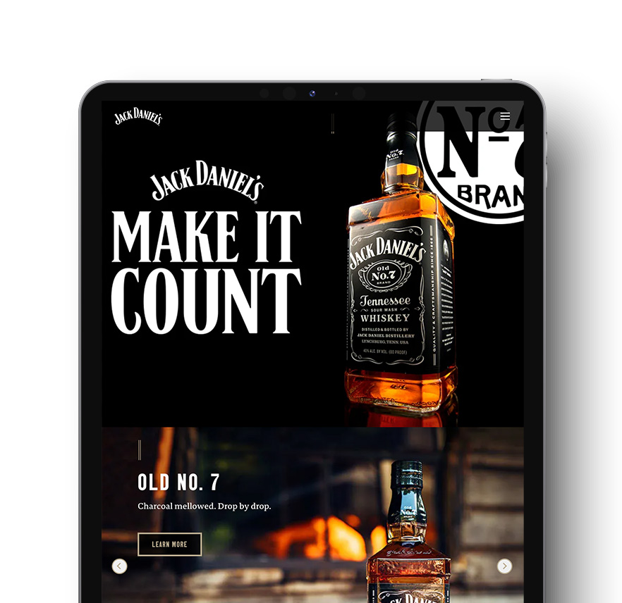 Vaimo & Jack Daniels Magento eCommerce site