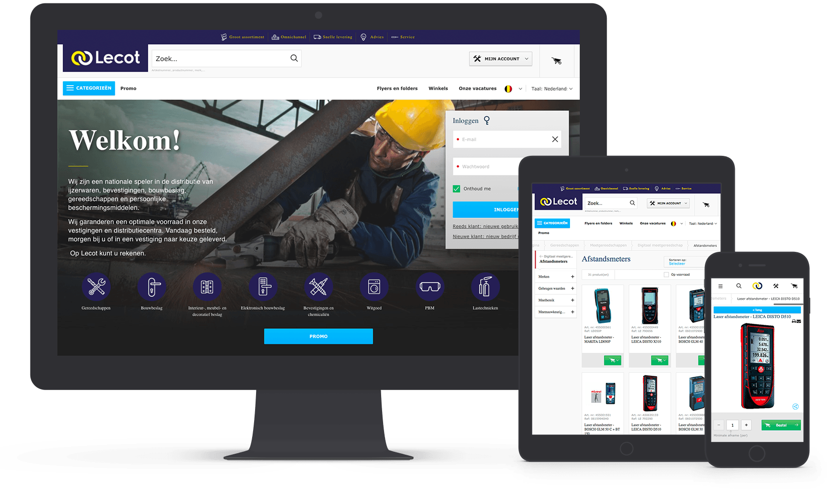Lecot eCommerce site