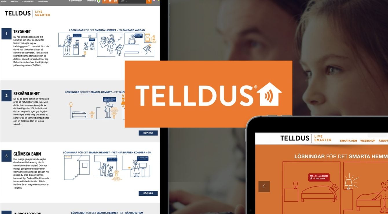 Vaimo ecommerce Telldus