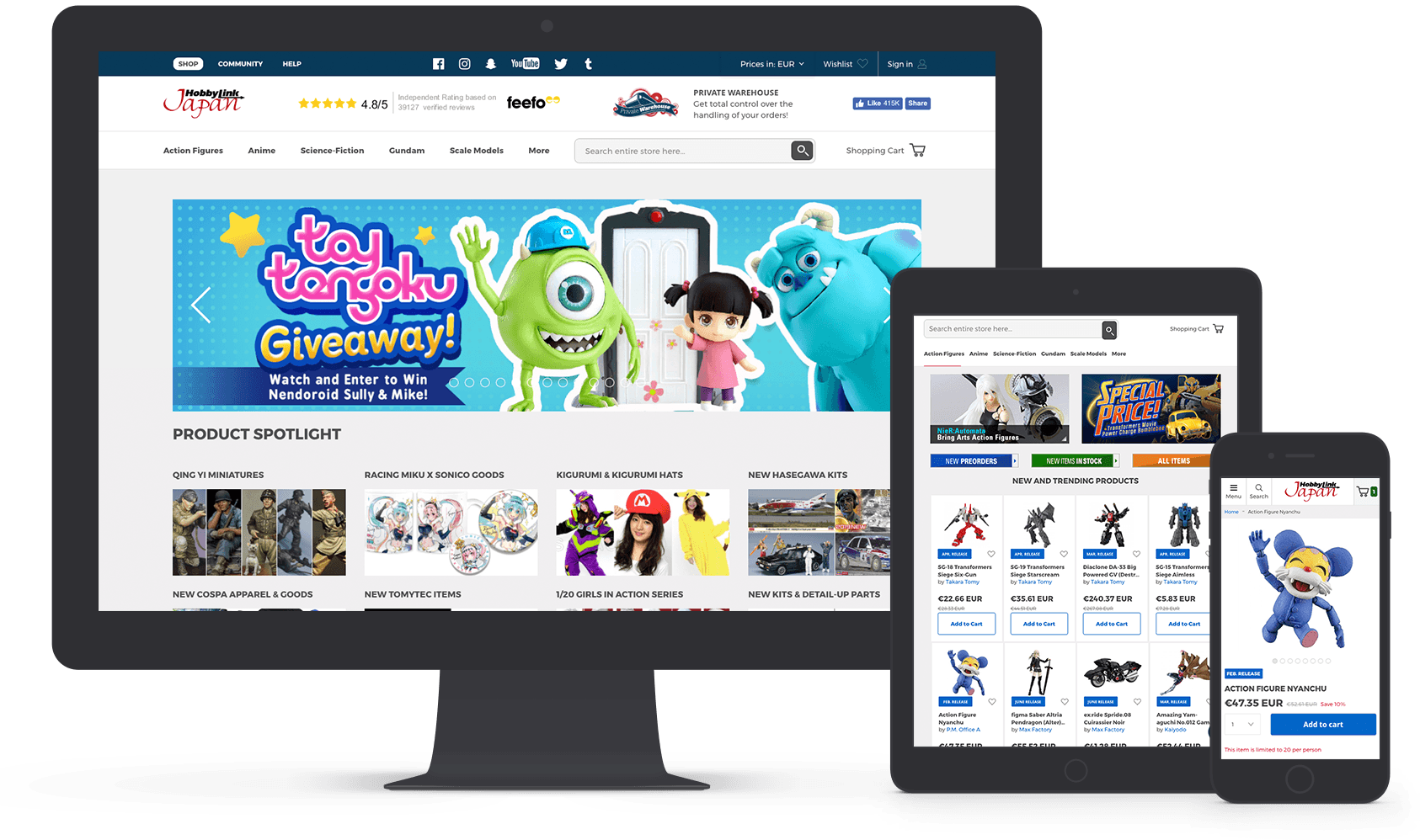 Vaimo & HobbyLink Japan New eCommerce Site
