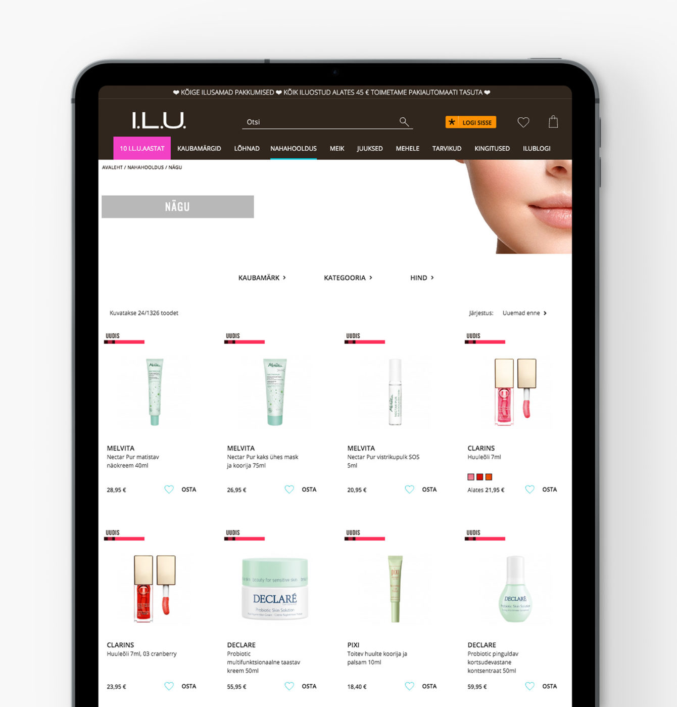 eCommerce Case study I.L.U