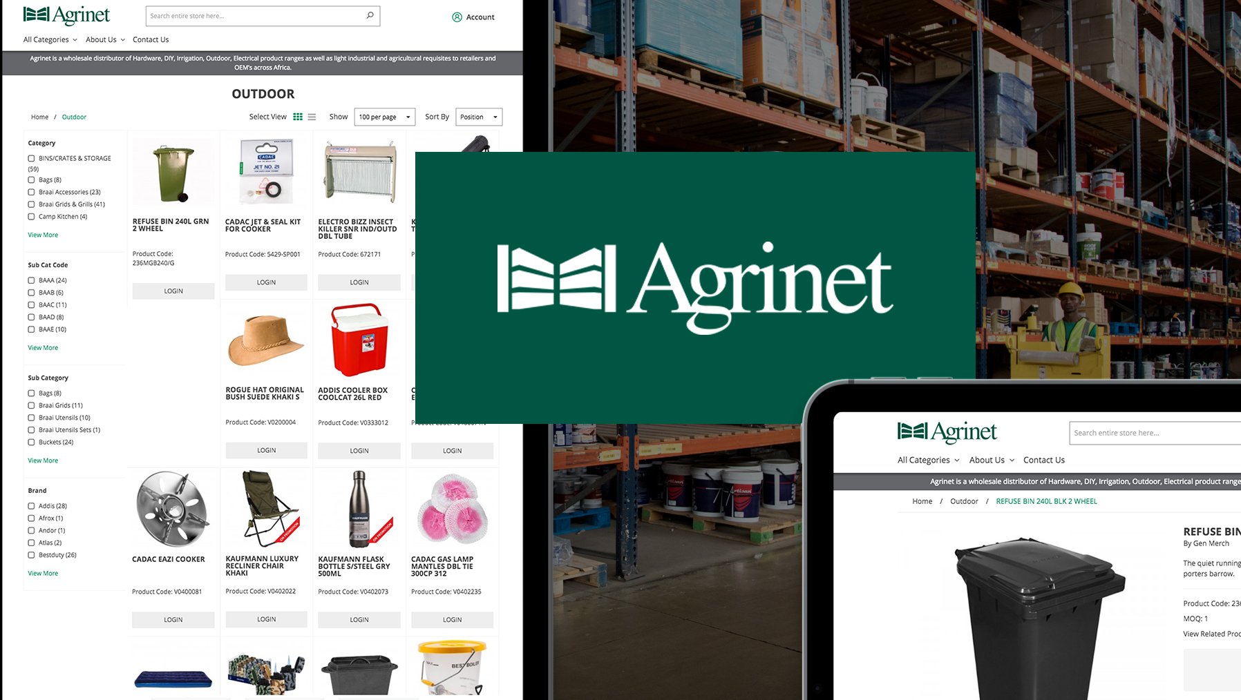 Agrinet B2B ecommerce website by Vaimo