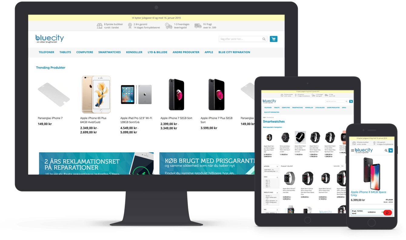 Vaimo & BlueCity Magento eCommerce site