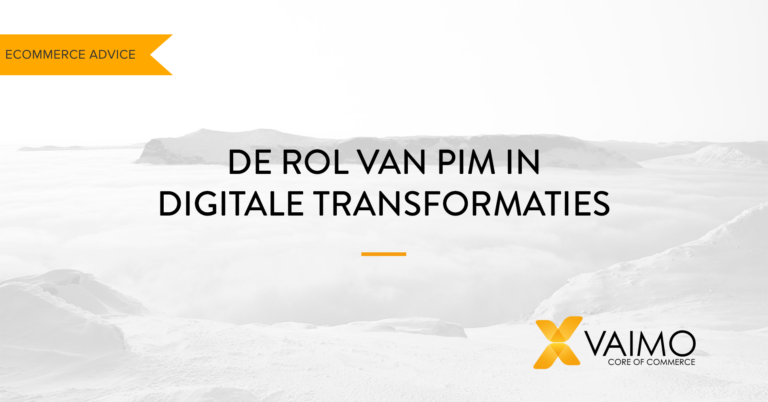 PIM digitale transformatie