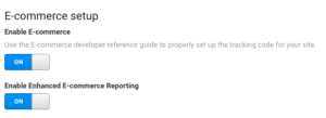 GA Enhanced Ecommerce Enabled