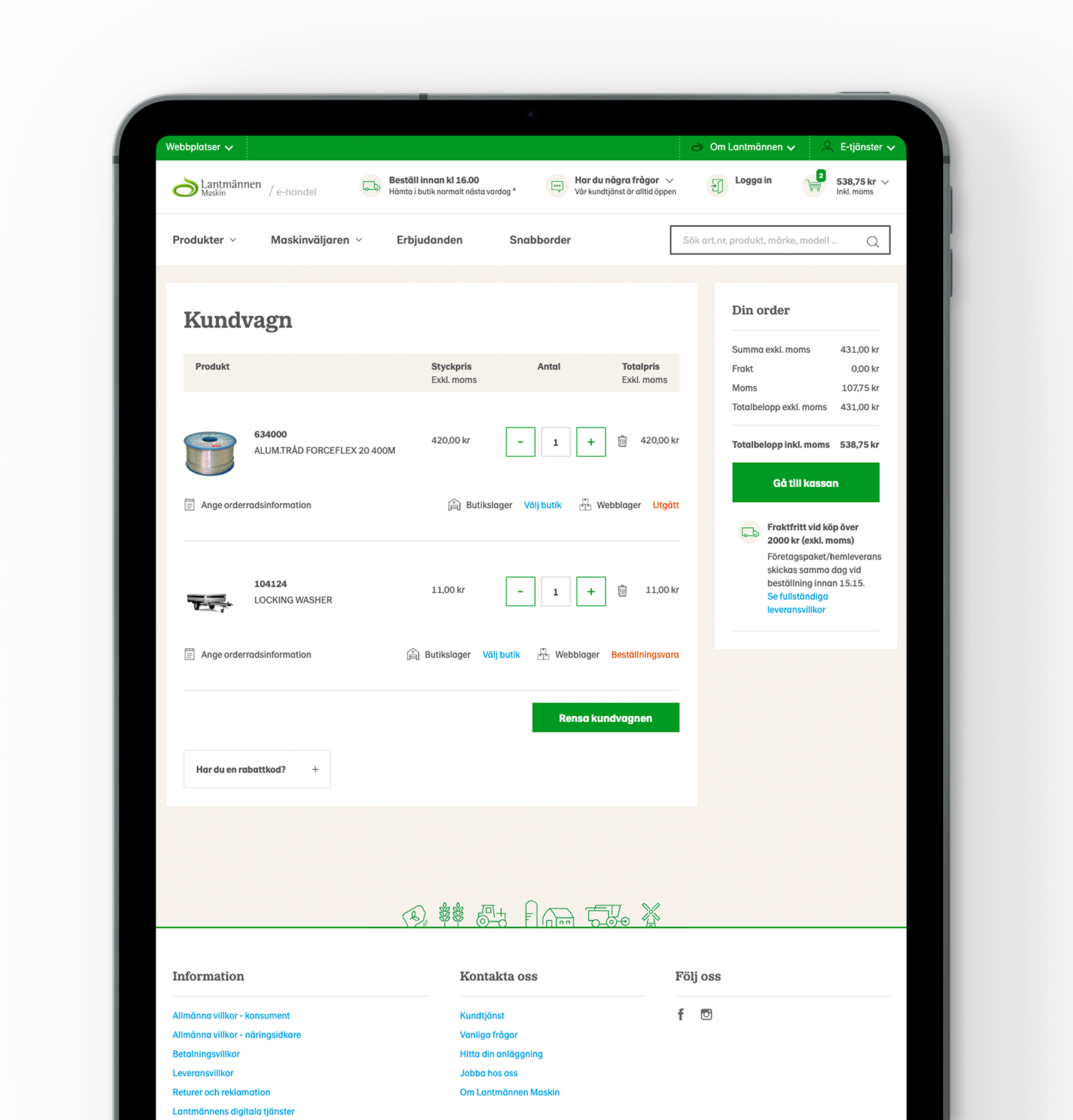 Lantmannen online store