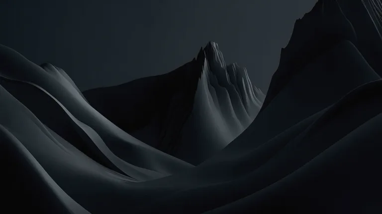 Pink abstract mountains