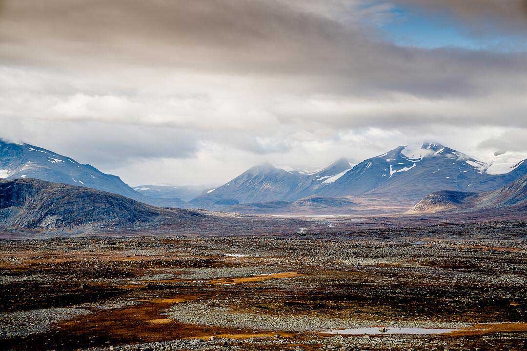 mountain blue landscape