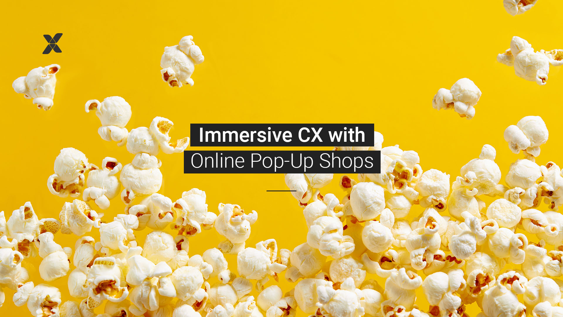 Image for online pop up shops featuring popcorn.