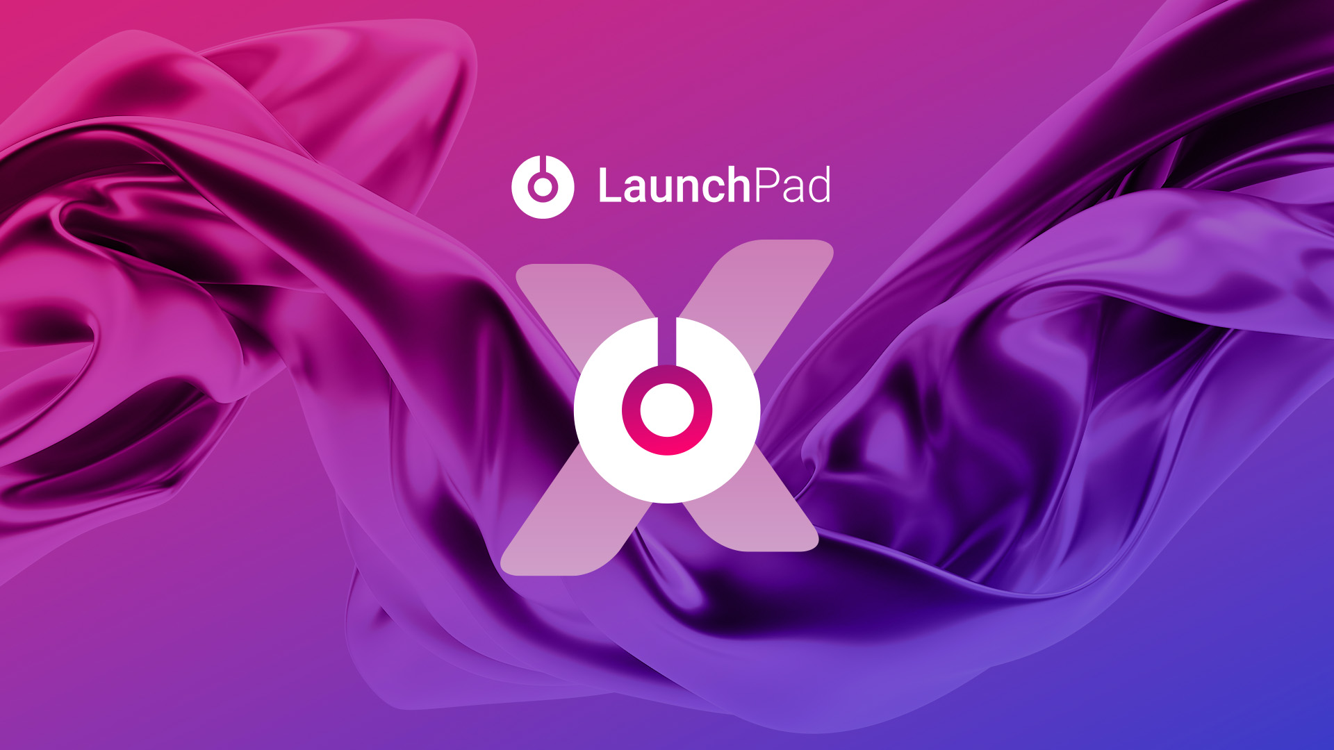 launchpad logo on purple background