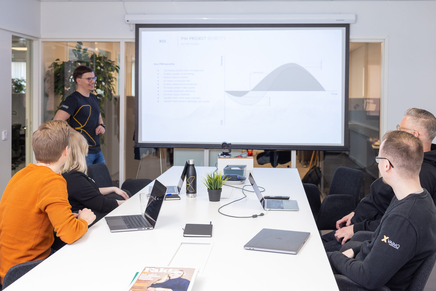 Image showing Vaimo employees in a meeting room.