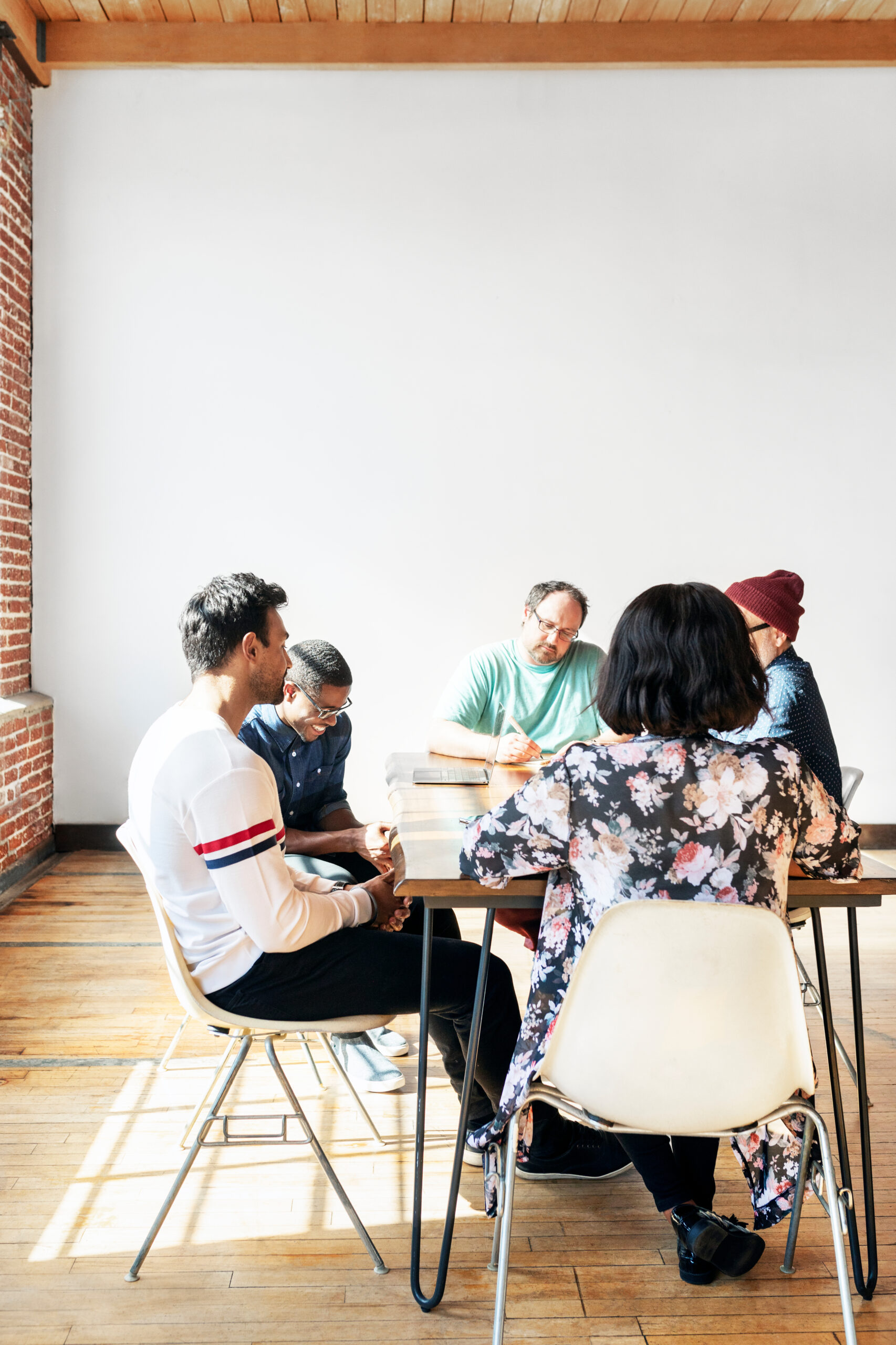 Business team working on a project in a meeting