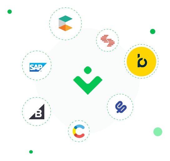 Abstract image from Vue Storefront showing the partner ecosystem.