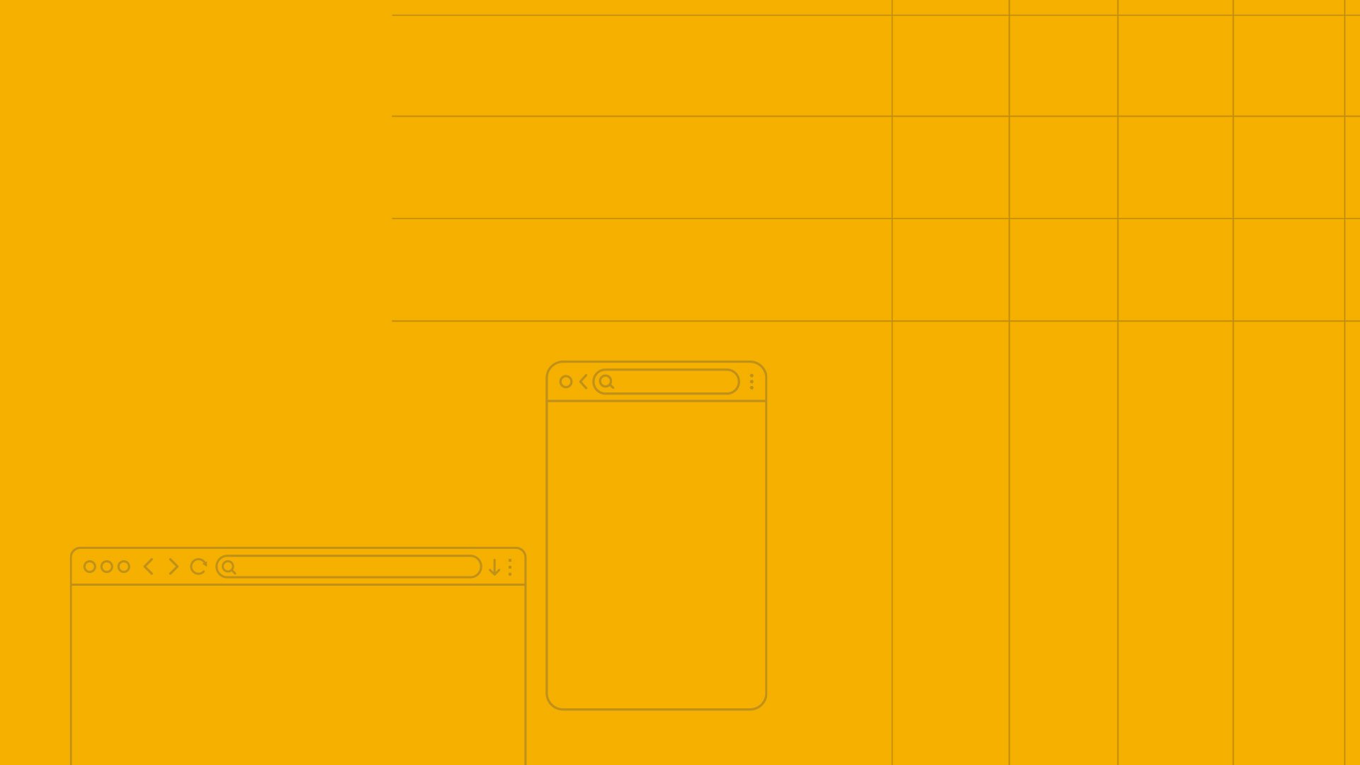 Abstract yellow background with lines