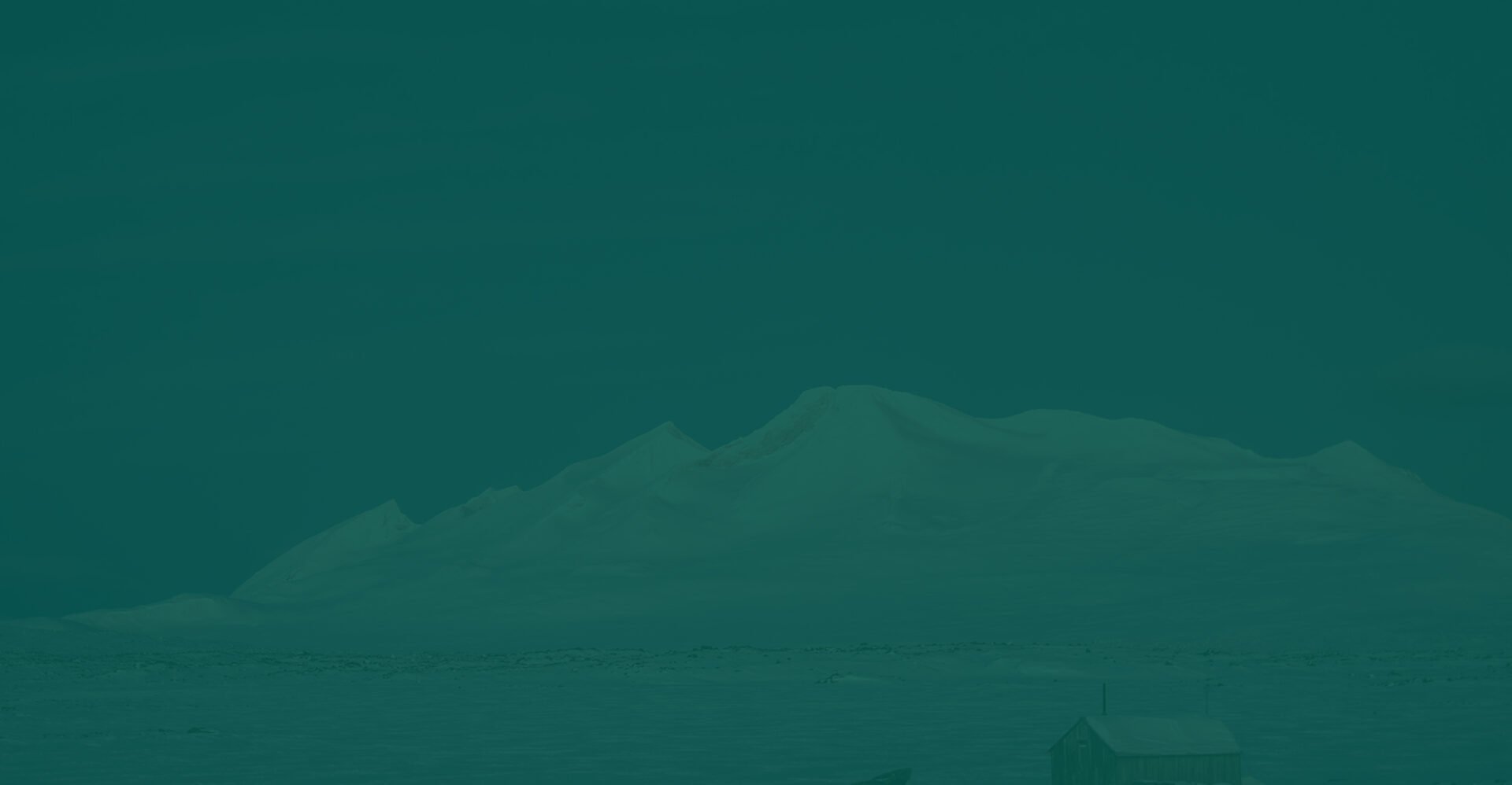 Abstract green background with mountains
