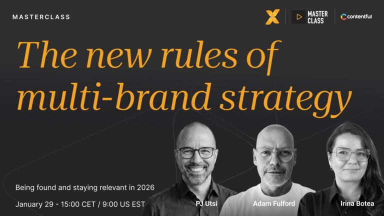 Multi-brand strategy masterclass promo image