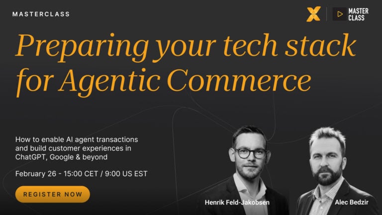 Promo image for agentic commerce masterclass